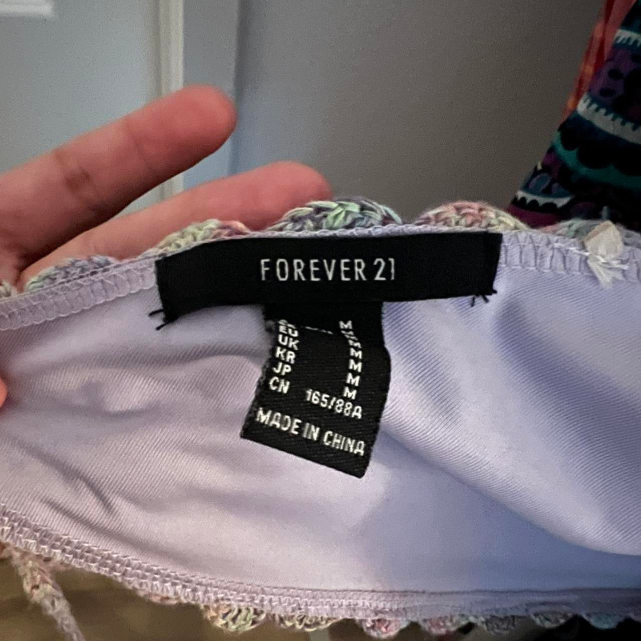 Rainbow Crochet Halter Top