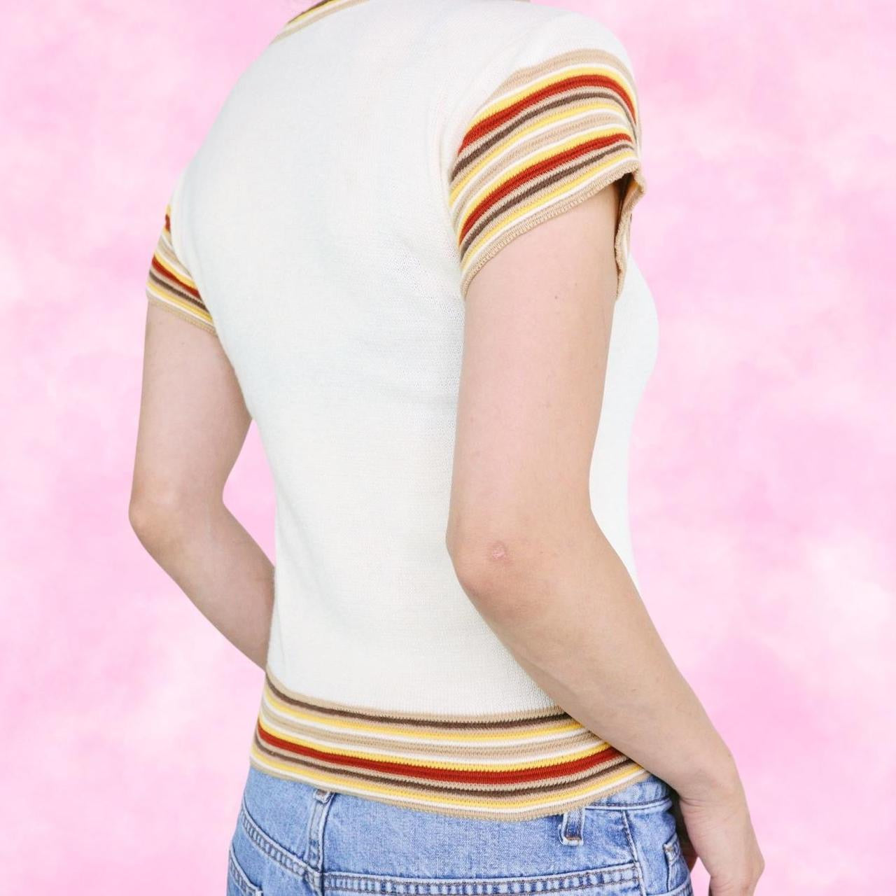 Knit Striped Baby Tee