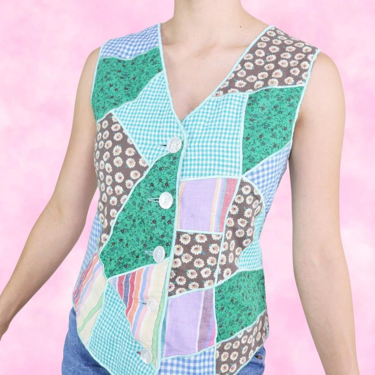 Colorful Patchwork Vest
