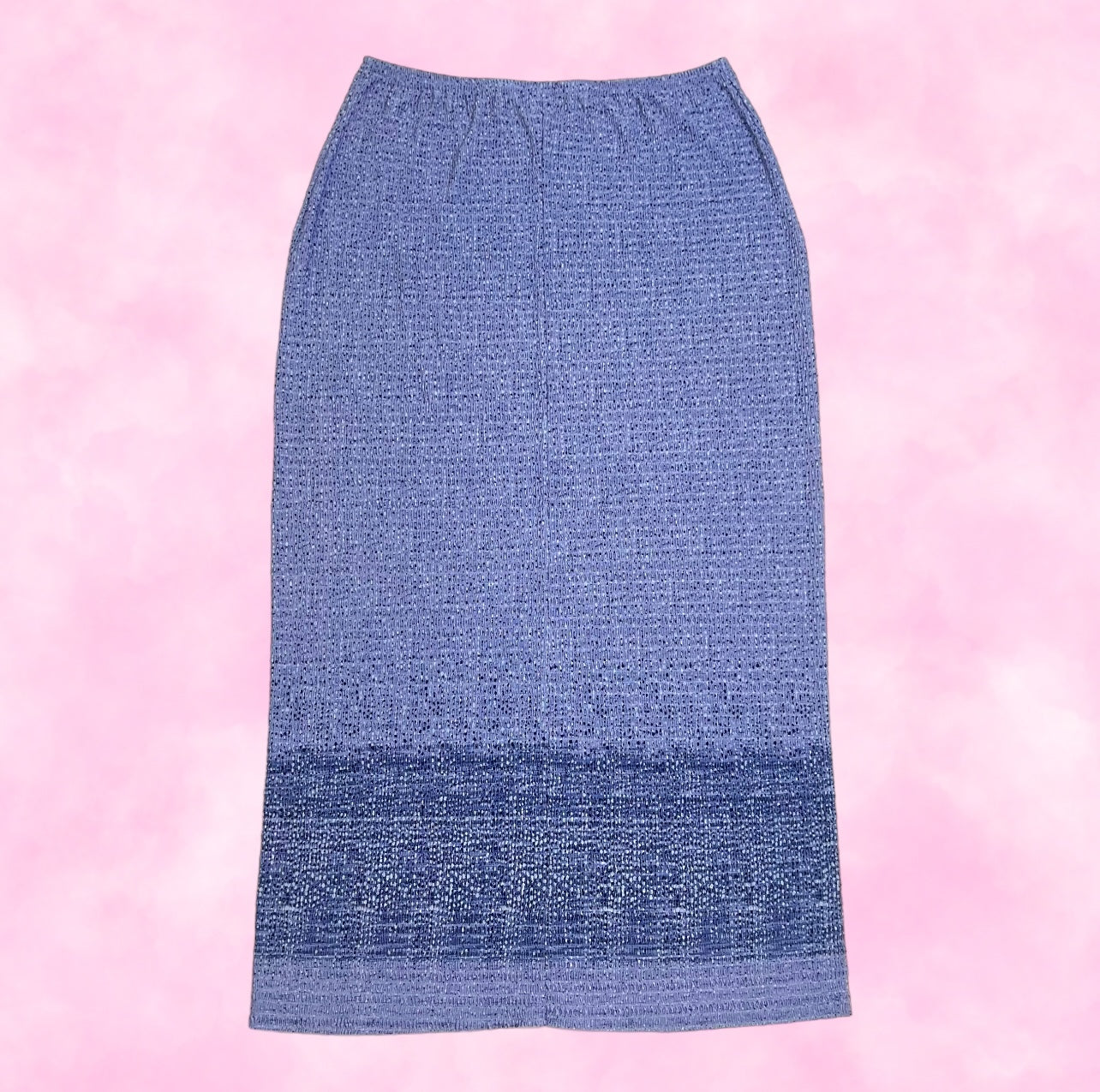 Periwinkle Speckled Maxi Skirt