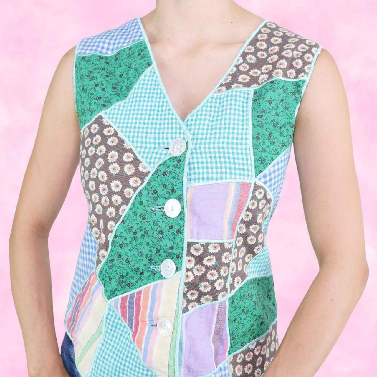 Colorful Patchwork Vest