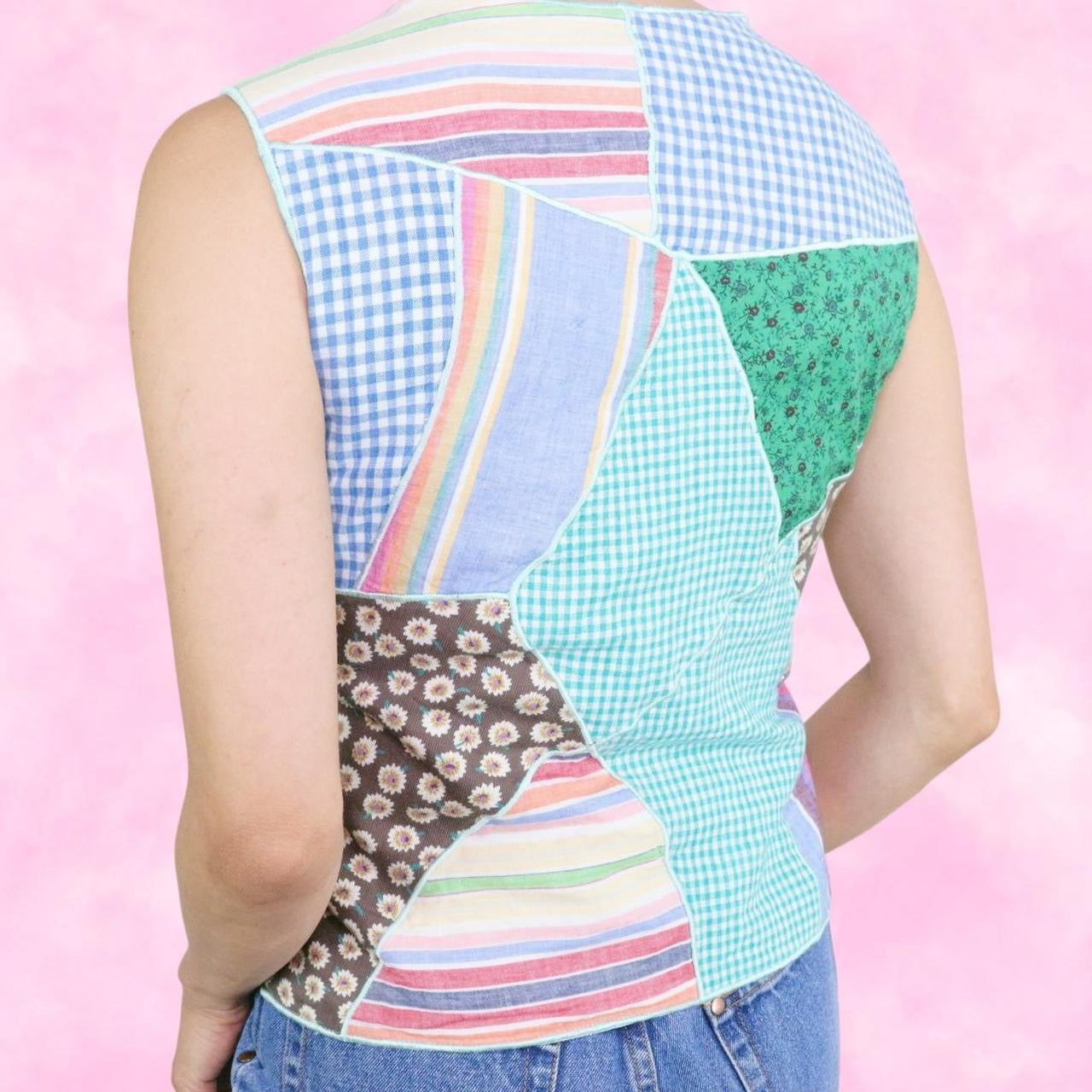 Colorful Patchwork Vest