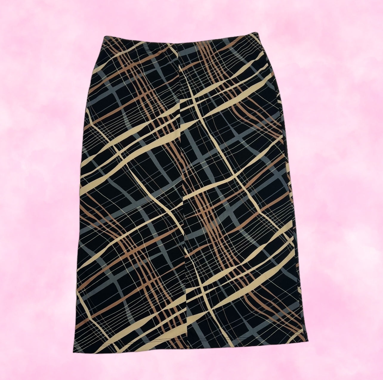 Classic Plaid Midi Skirt