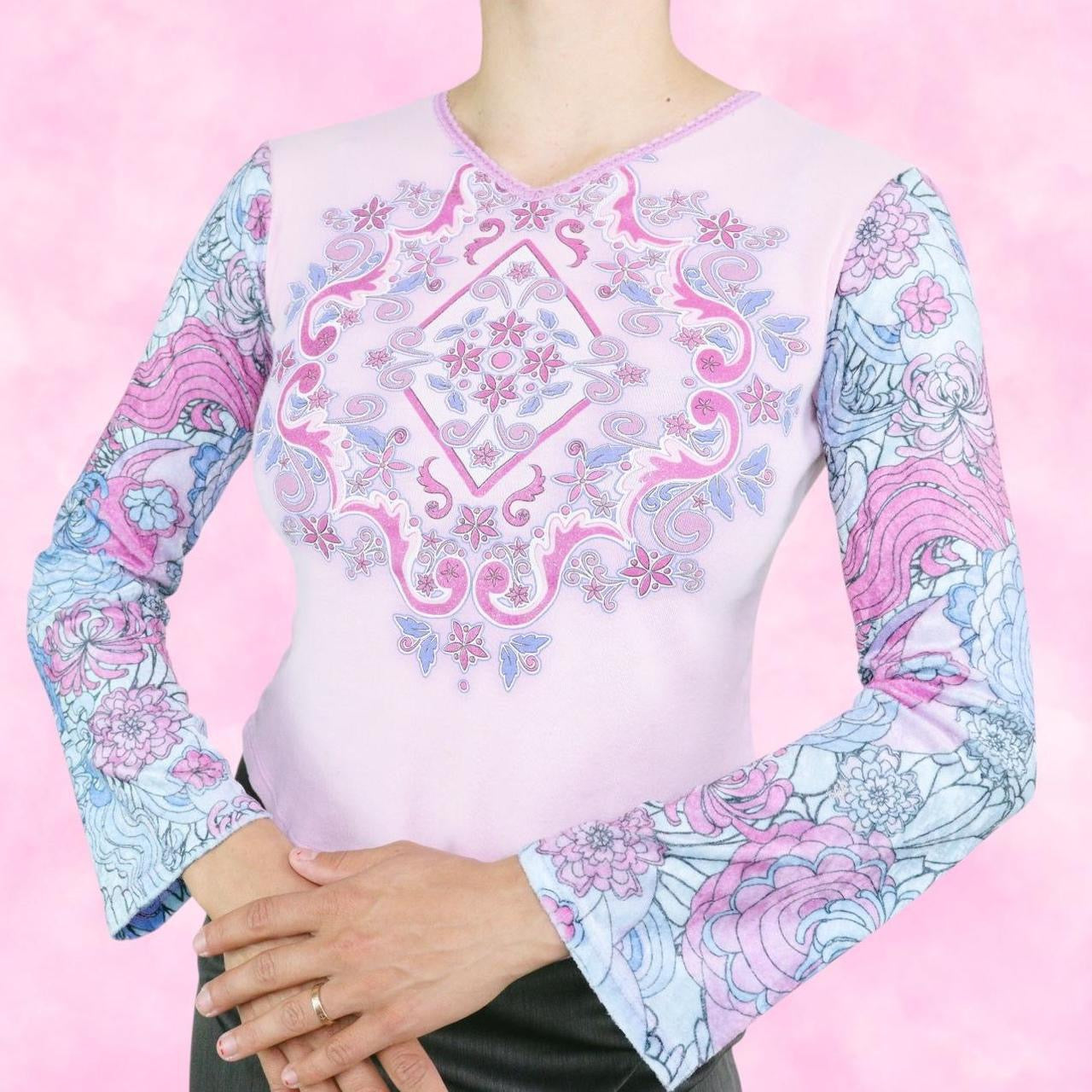 Groovy Velvet Bell Sleeve Top