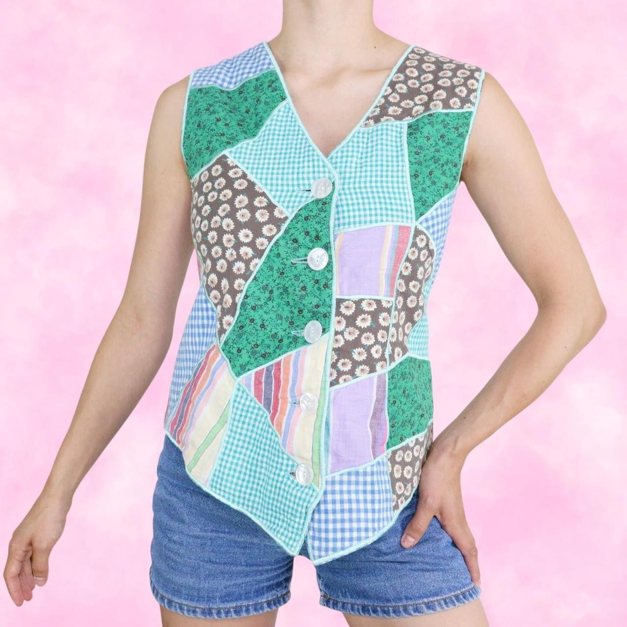 Colorful Patchwork Vest