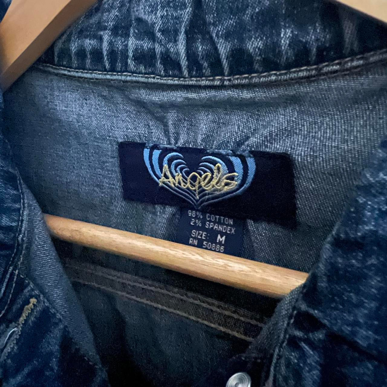 Dark Wash Square Cut Denim Jacket