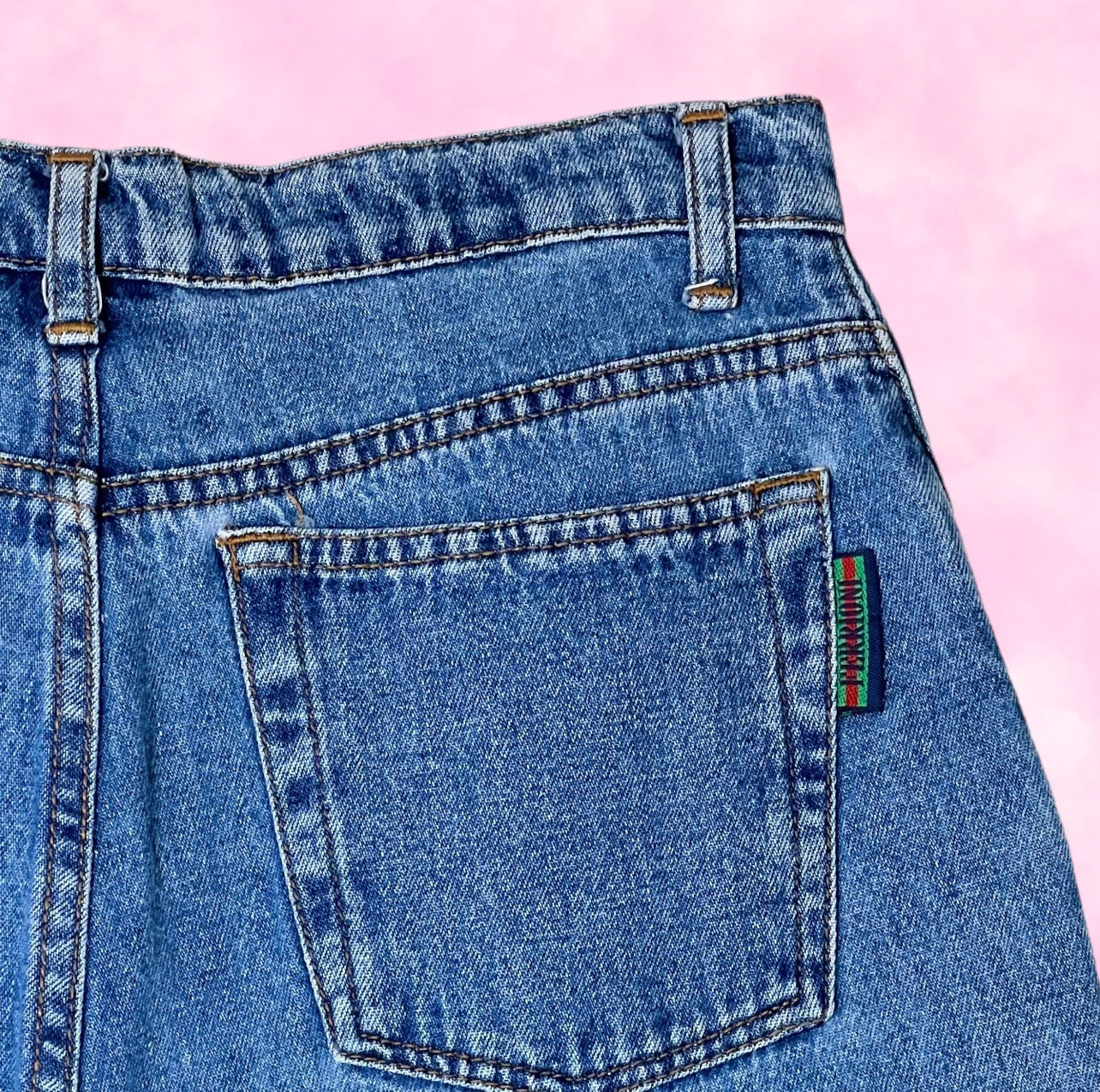 Medium Wash High Waisted Mom Jeans