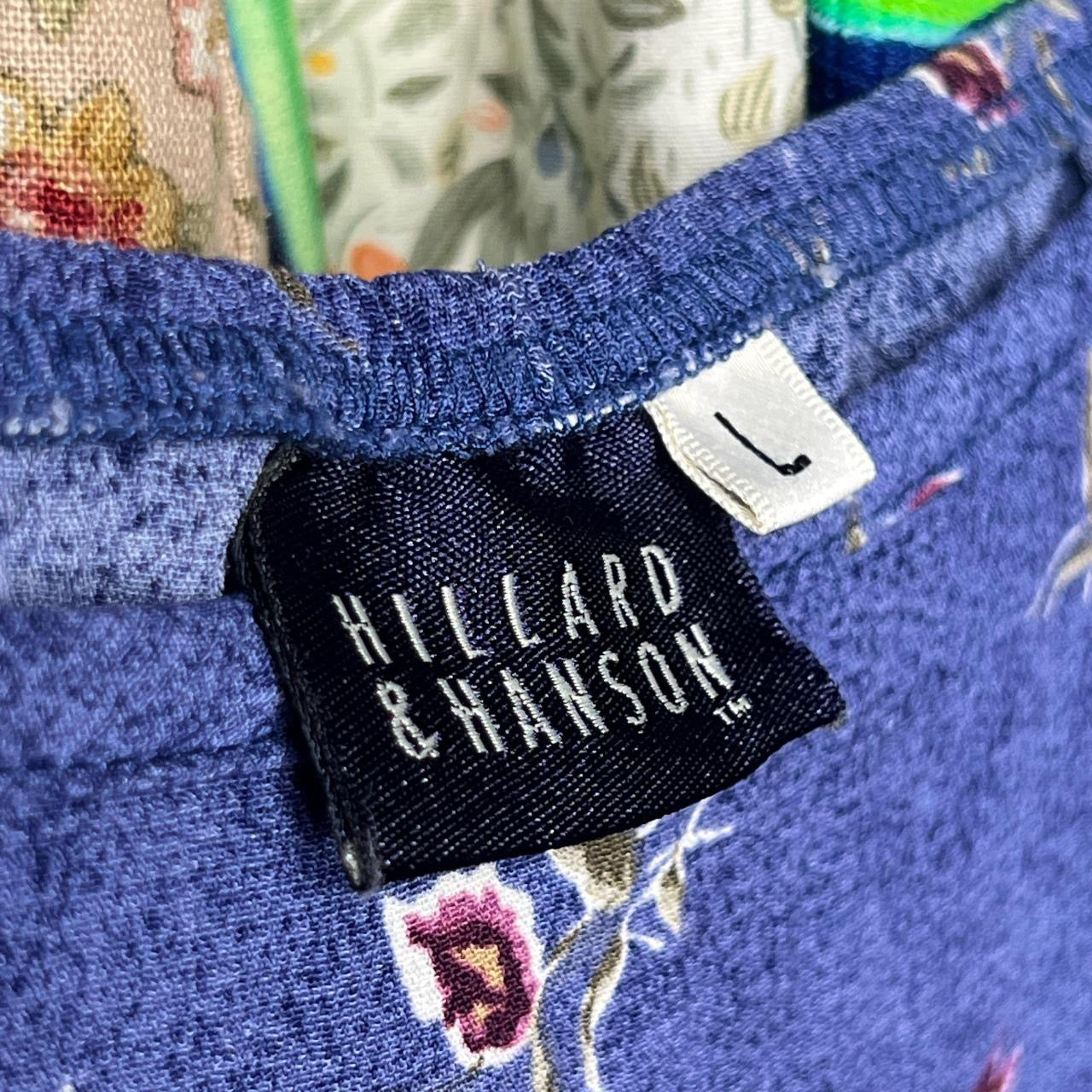 Blue Floral Midi Skirt