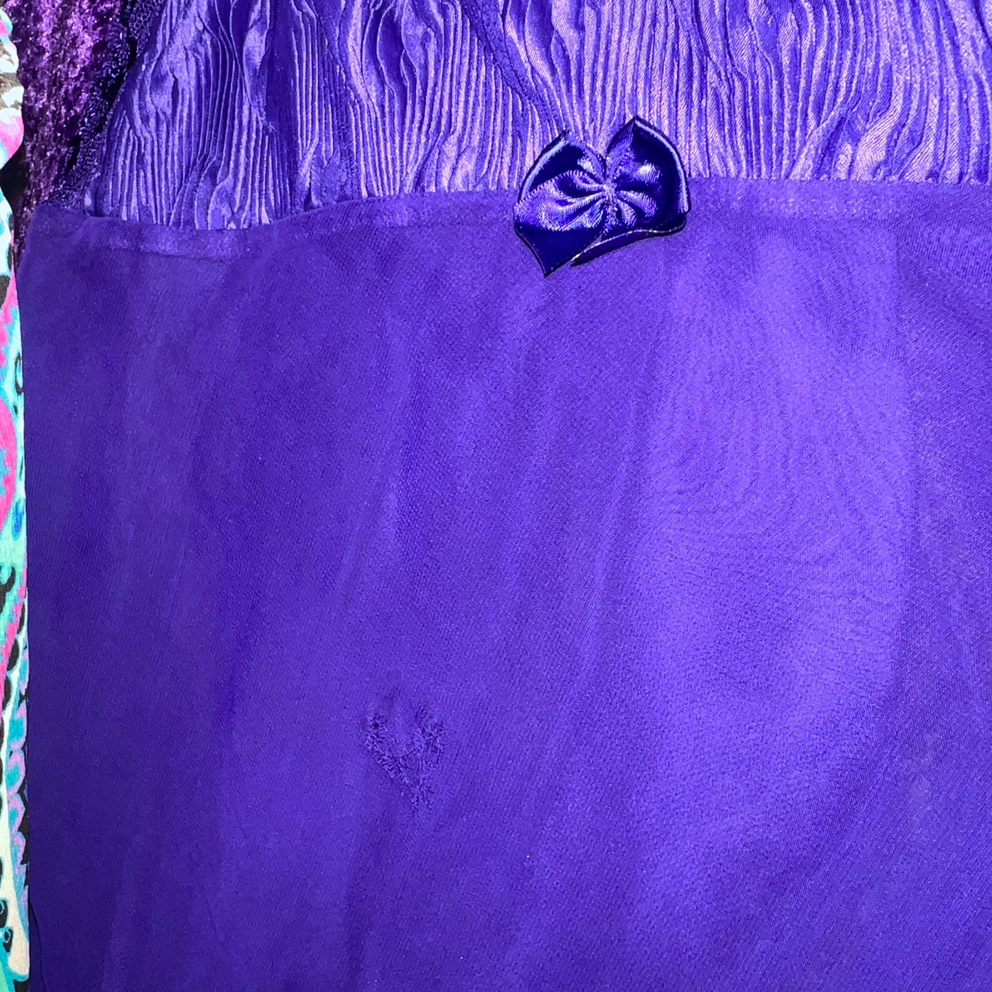 Indigo Purple Sheer Slip Cami Top