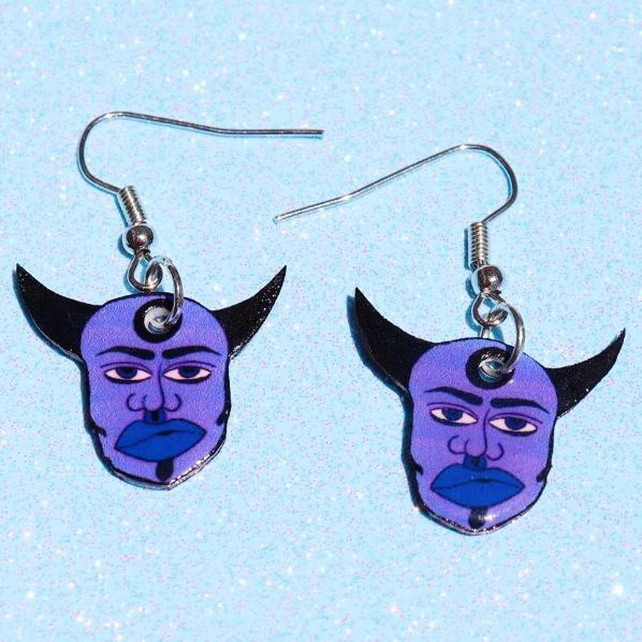 Bullseye Devil Earrings