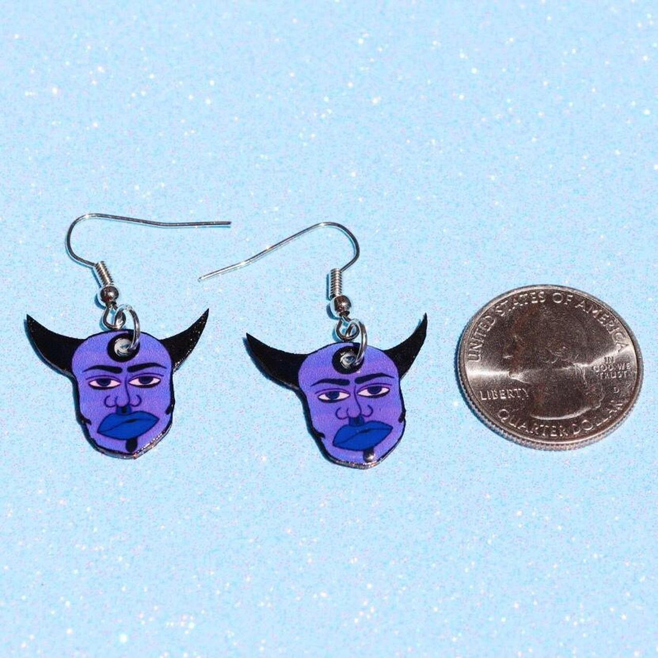 Bullseye Devil Earrings