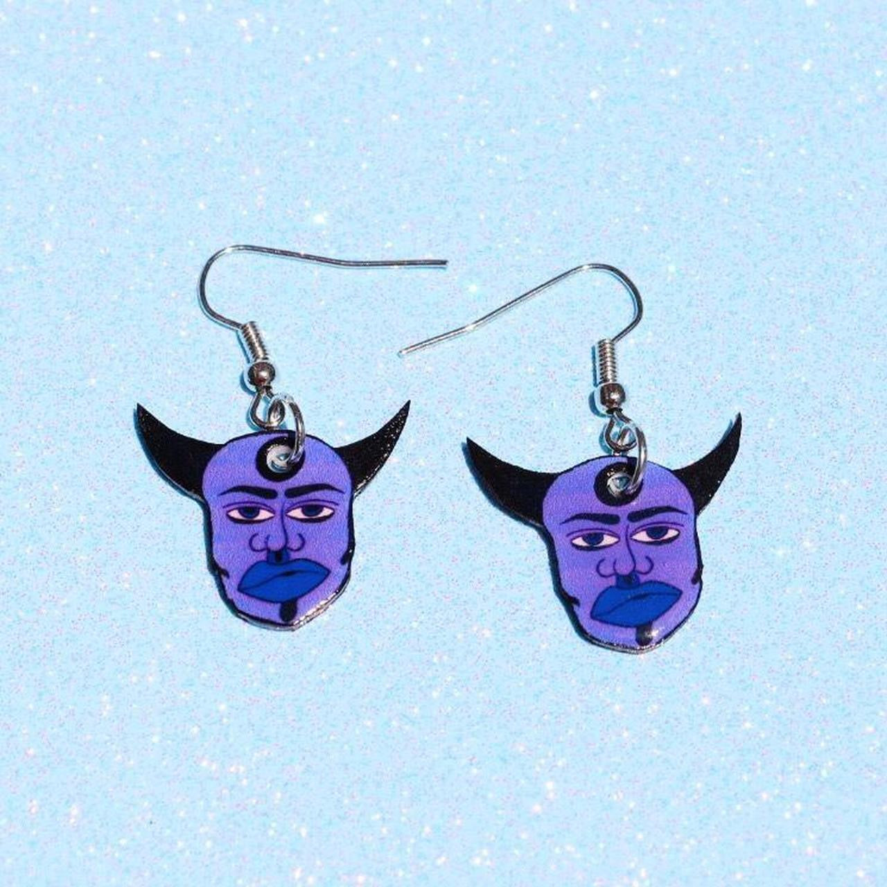 Bullseye Devil Earrings